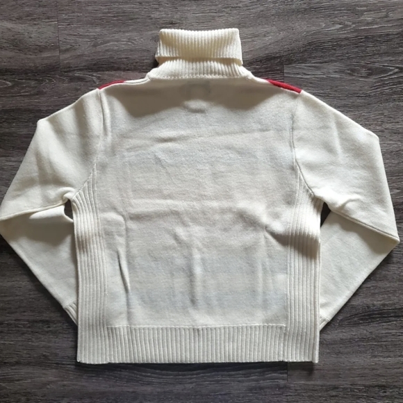 Signature Pendleton Glacier Park Turtleneck Merino Wool 🦙 Sunset Stripe - Picture 2 of 3